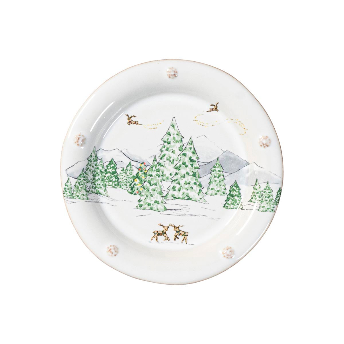 Berry & Thread North Pole Side/Cocktail Plate Assorted Set/4 - Image 7