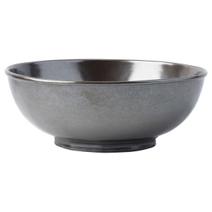 Pewter Stoneware 10 Serving Bowl