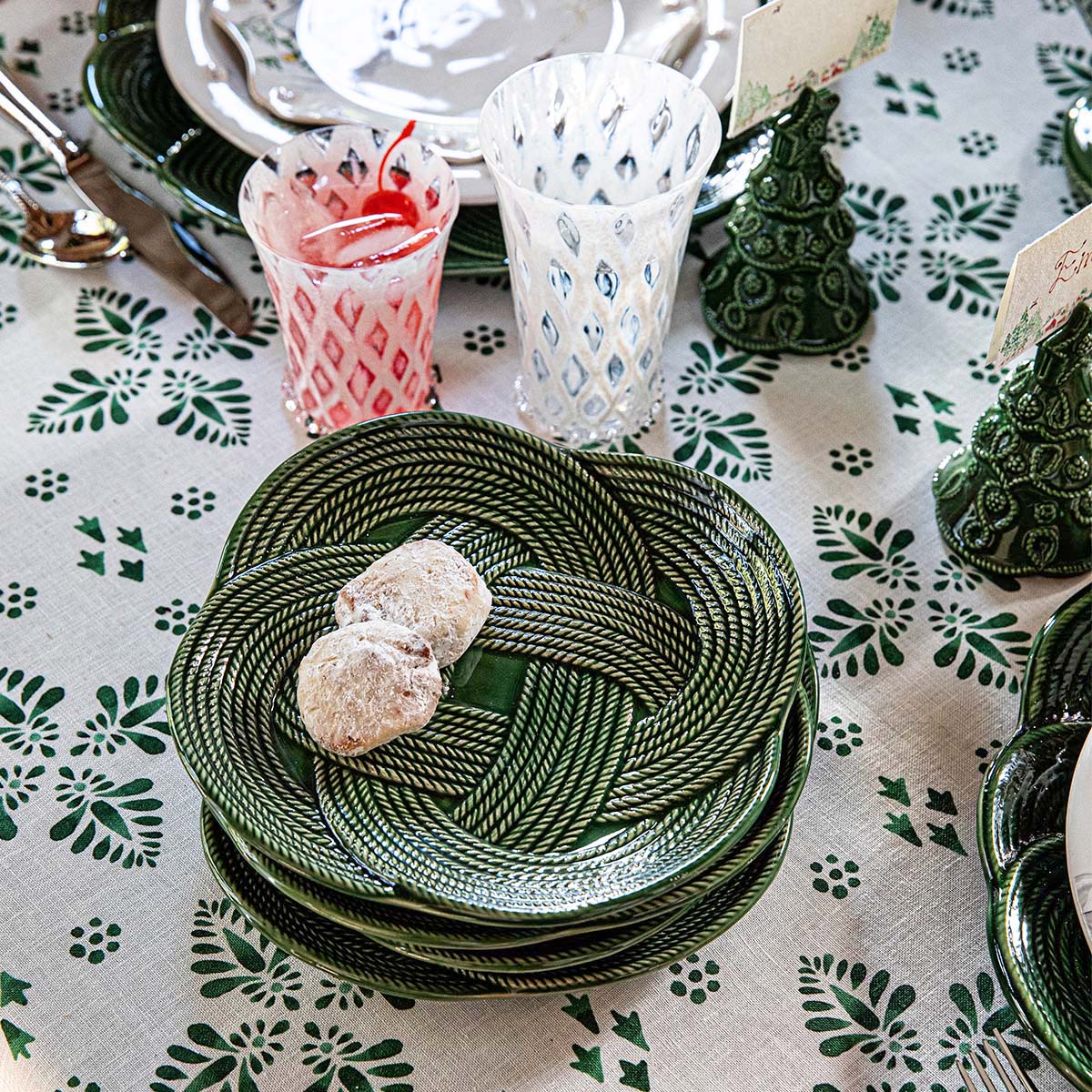 Le Panier Mystic Knot Dessert/Salad Plate - Basil - Image 3