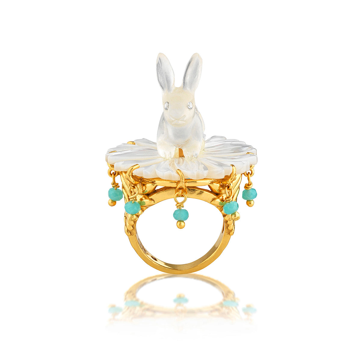 Villandry Bunny Ring - Multi - Image 6