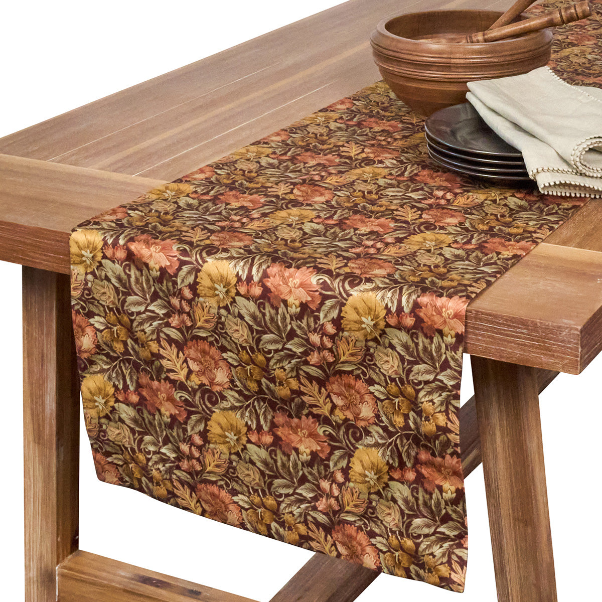 Willa 18 x 90 Table Runner - Amber - Image 2