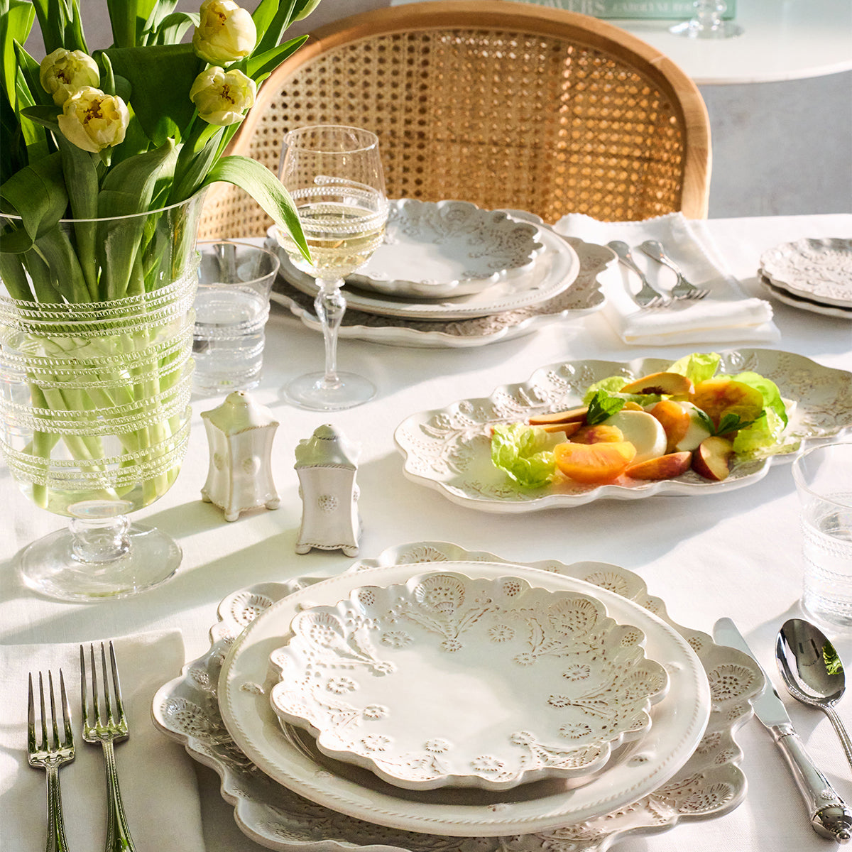 Berry & Thread Thistle Charger/Platter - Whitewash - Image 6