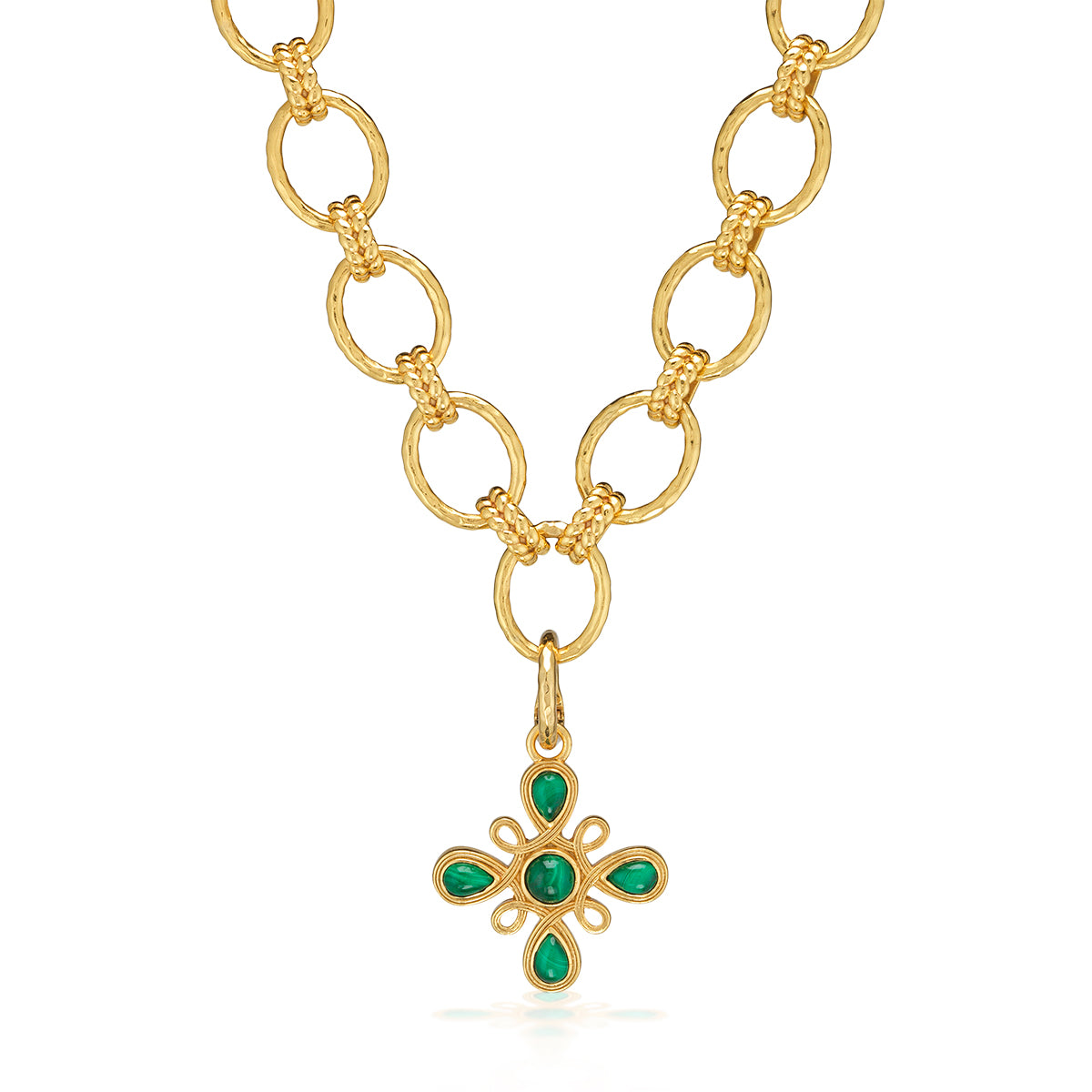 Monique Gem Charm/Pendant - Malachite - Image 3