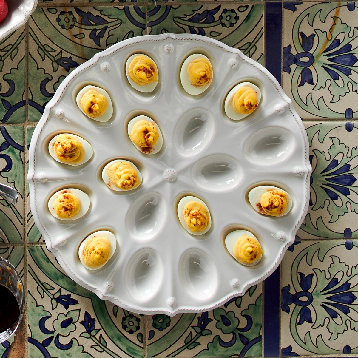 Berry & Thread 13 Deviled Egg Platter - Whitewash - Image 5