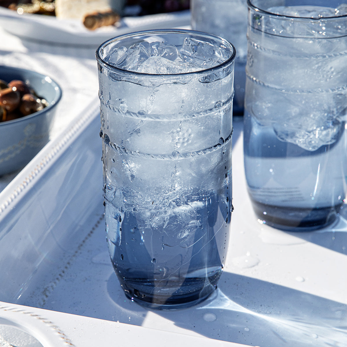 Isabella Acrylic Large Tumbler - Blue - Image 3