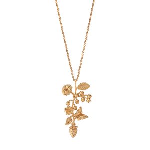 Meadow Walk Bouquet Charm Necklace. 16+2 - Gold