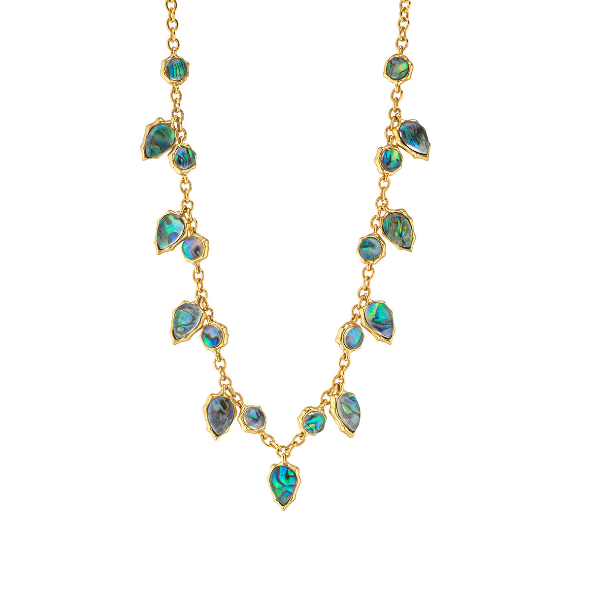 Aurora Necklace. 16+2.5 - Abalone