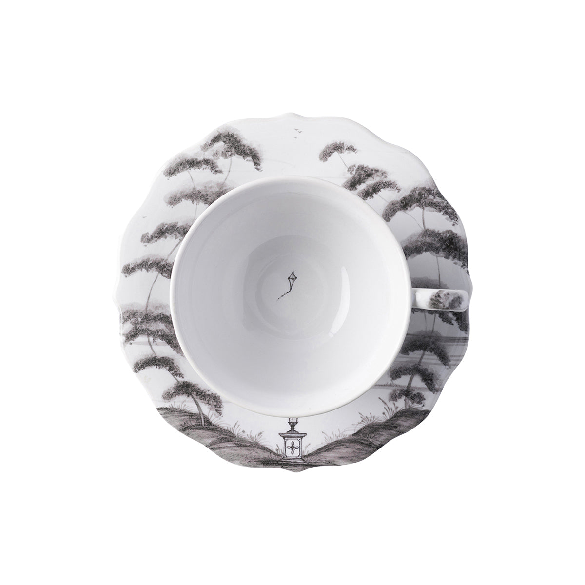 Country Estate Teacup - Flint Grey - Image 3
