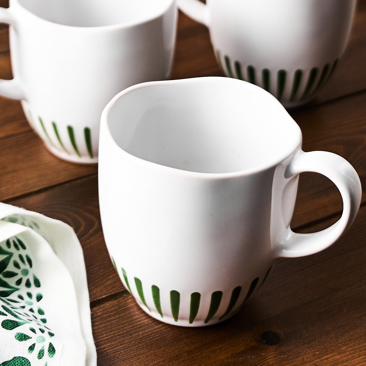 Sitio Stripe Mug - Basil - Image 2