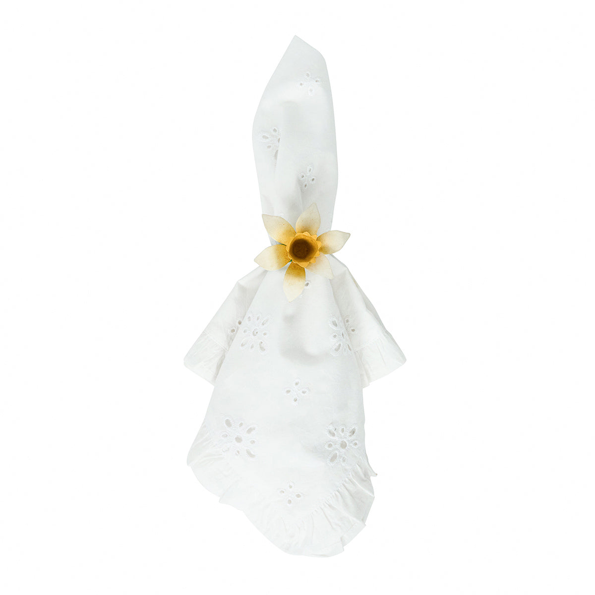 Meadow Walk Floral Napkin Ring Assorted Set/4 - Multi - Image 3