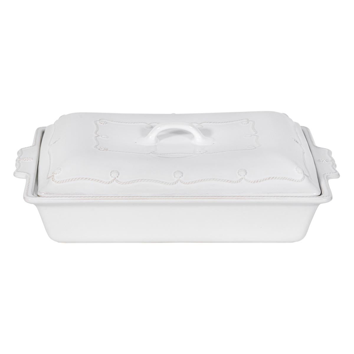 Berry & Thread 13 Rectangular Baker with Lid - Whitewash
