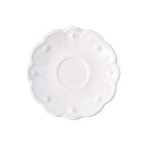 Jardins du Monde Saucer - Whitewash