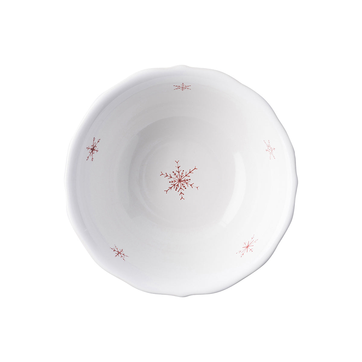 Country Estate Winter Frolic Cereal/Ice Cream Bowl - Ruby - Image 4