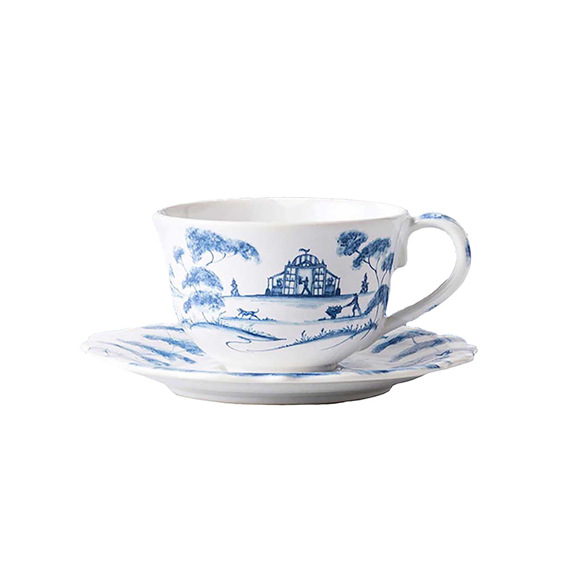 Country Estate Saucer - Delft Blue - Image 2