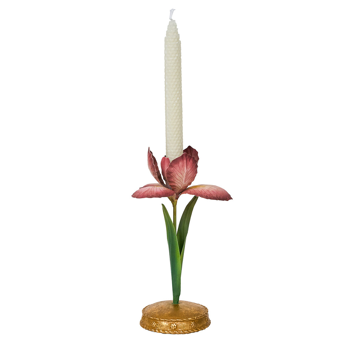 Meadow Walk Iris 9 Candlestick - Pink - Image 2