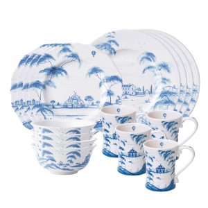 Country Estate 16pc Place Setting - Delft Blue