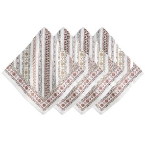 Seville Stripe Napkin Set/4 - Natural