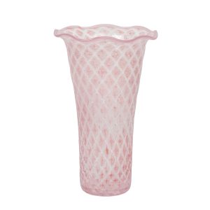 Trellis 9 Flared Vase - Blush