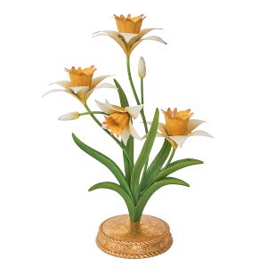 Meadow Walk Daffodil 14 Centerpiece Candelabra - Yellow
