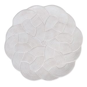 Le Panier Mystic Knot Charger/Platter - Whitewash