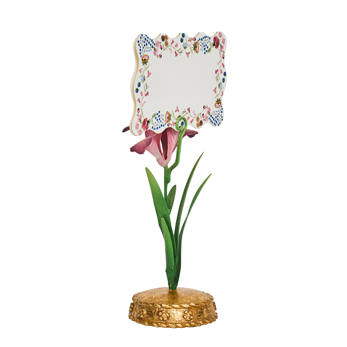 Meadow Walk Iris Place Card Holder - Pink - Image 3