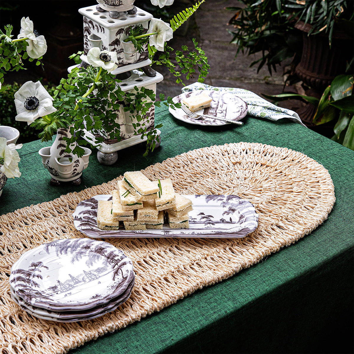 Straw Loop 16 x 60 Table Runner - Natural - Image 3