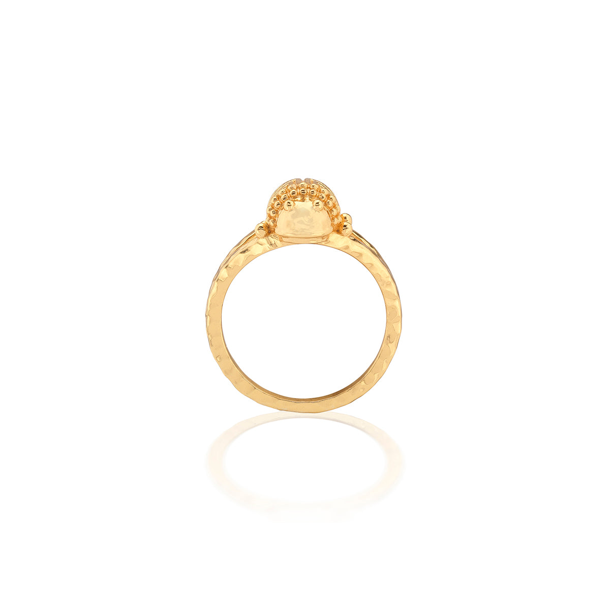 Scarab Gilded Ring - Gold - Image 3