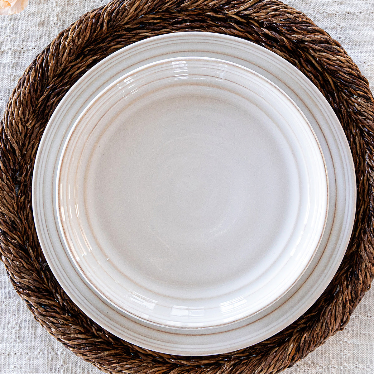 Bilbao Dessert/Salad Plate - Whitewash - Image 4