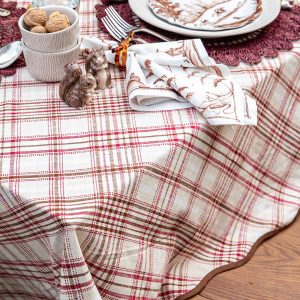 Harvest Tartan 52 Square Tablecloth