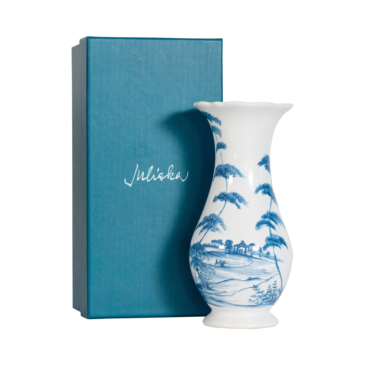 Country Estate 9 Vase - Delft Blue - Image 2