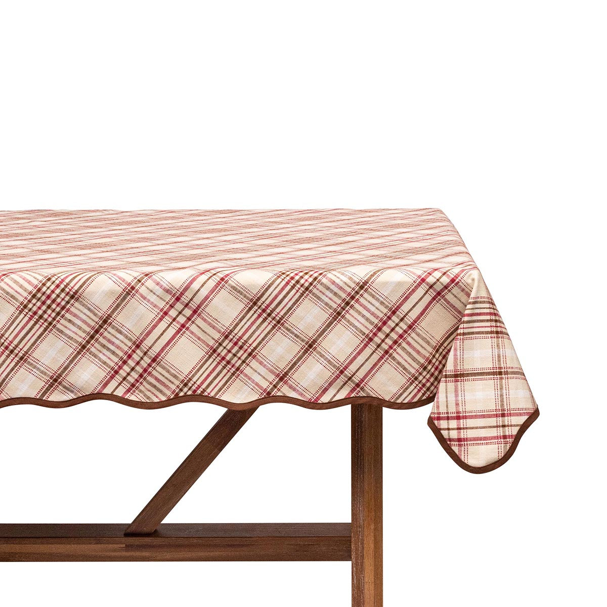 Harvest Tartan 52 Square Tablecloth - Image 3