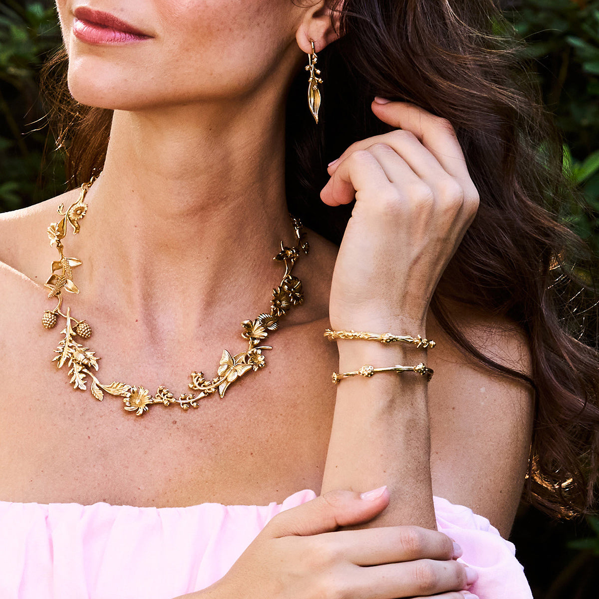Meadow Companions Petite Cuff - Gold - Image 4