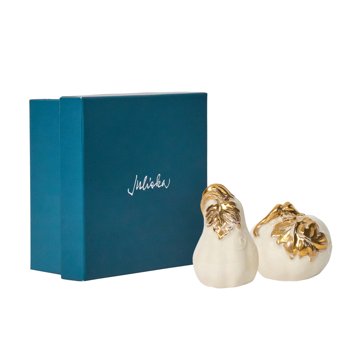 Forest Walk Pumpkin Salt & Pepper Shakers - Gold - Image 2