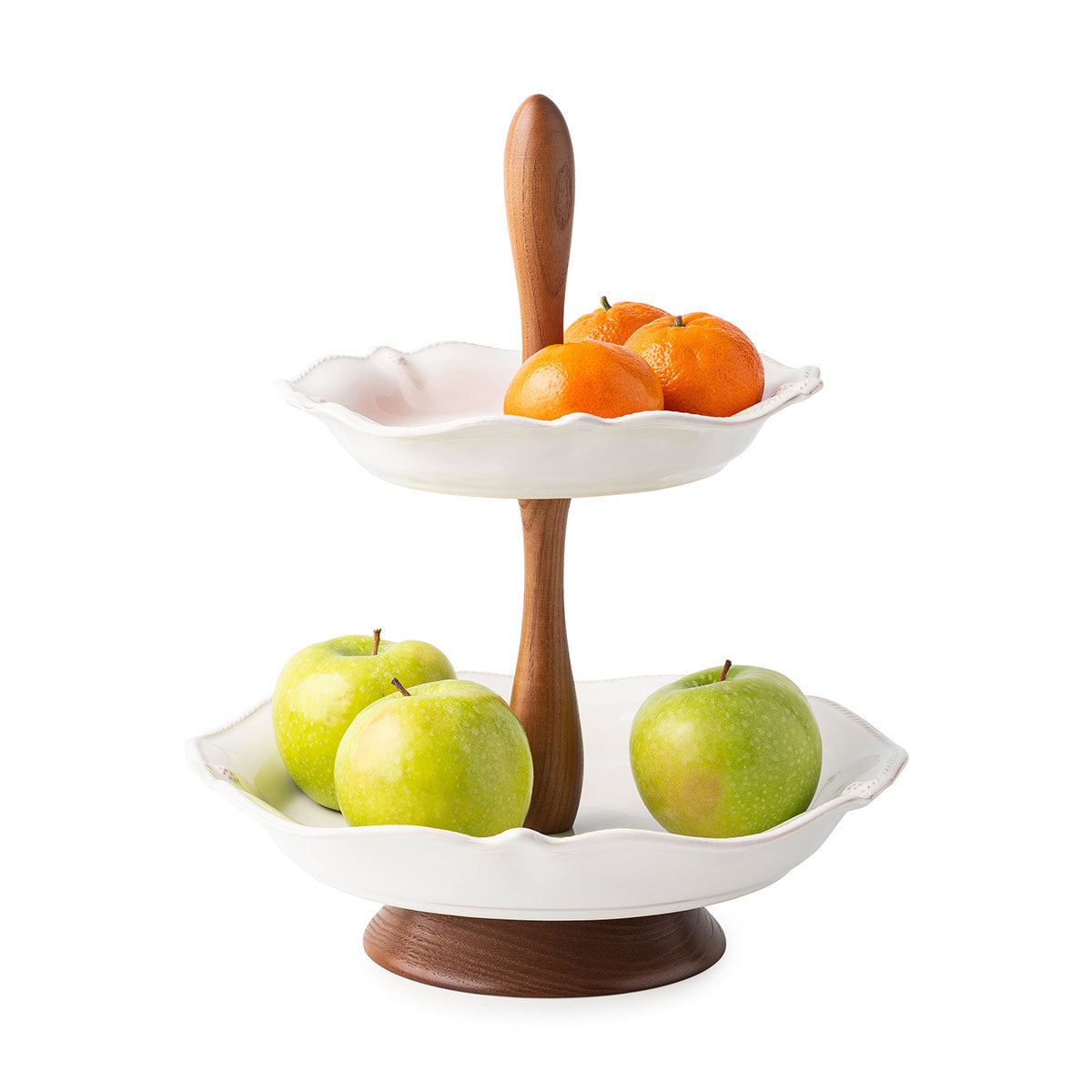 Berry & Thread Two Tiered Server - Whitewash - Image 2