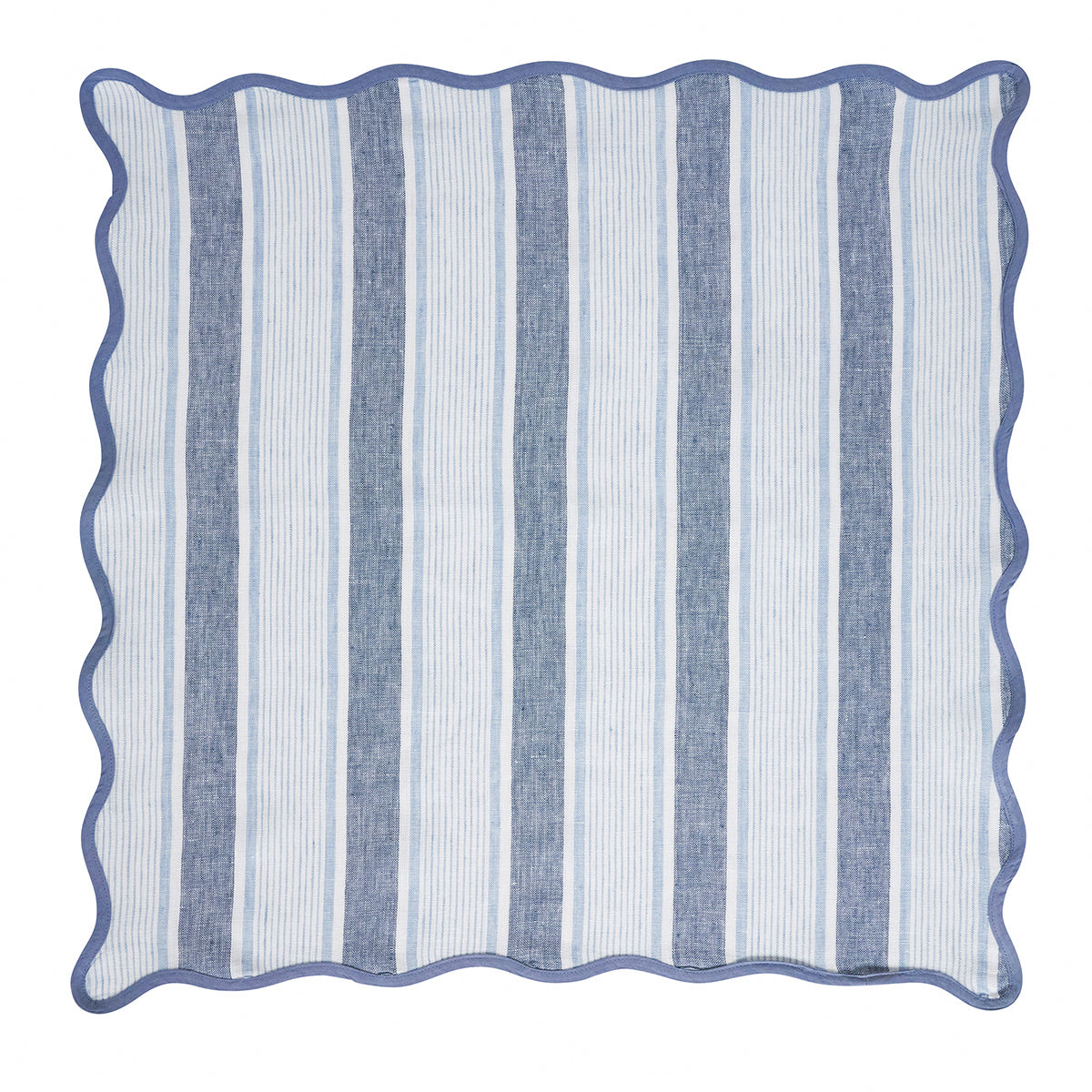 Cabana Stripe Napkin Set/4 - Ocean - Image 3