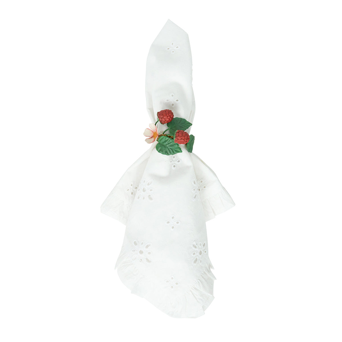 Meadow Walk Floral Napkin Ring Assorted Set/4 - Multi - Image 4