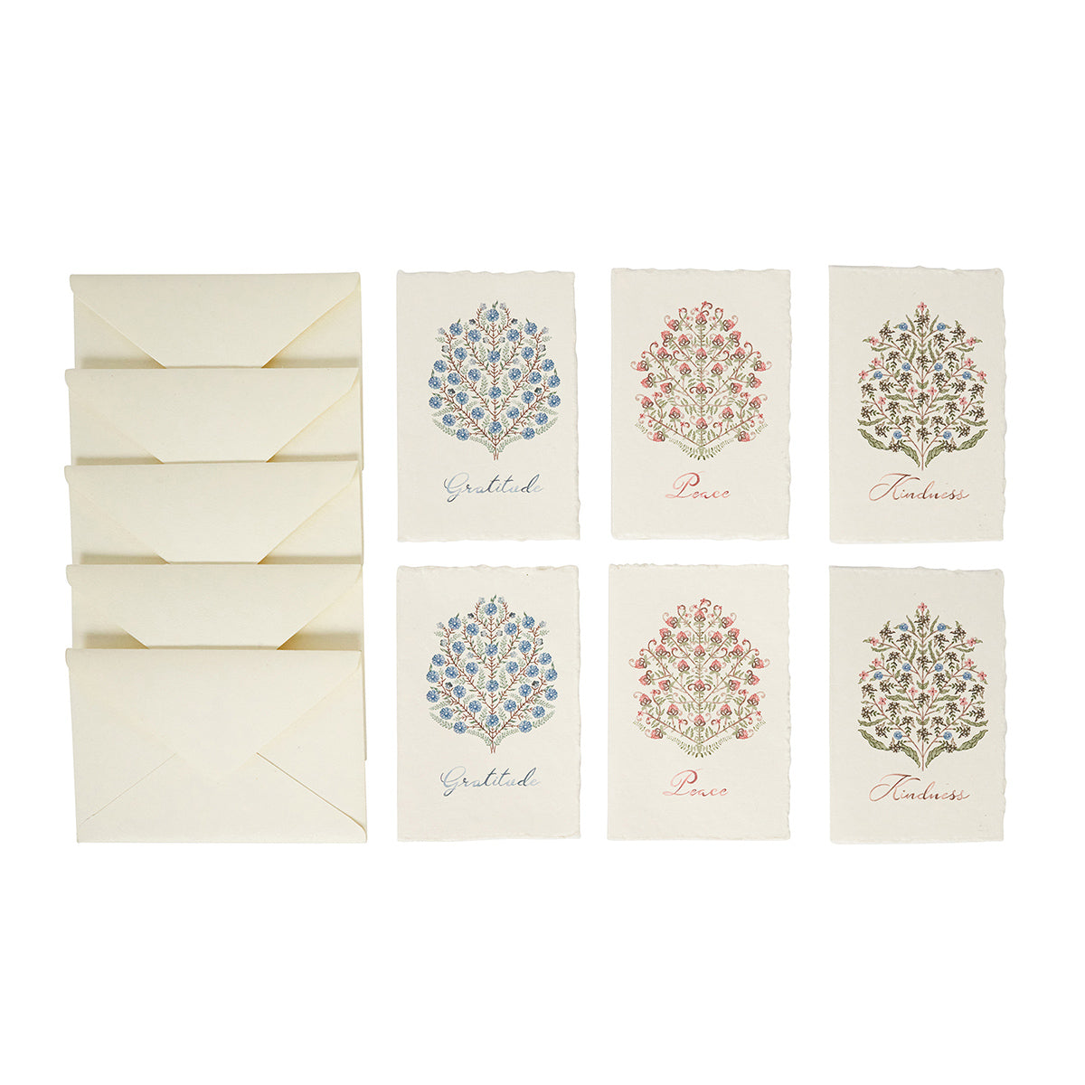 Villa Seville Note Card Assorted Set/6 - Chambray - Image 3
