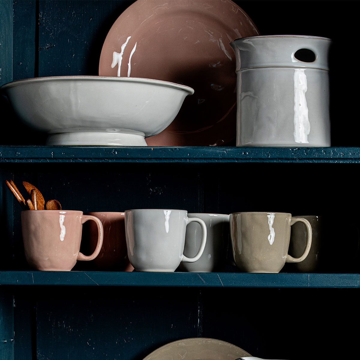 Puro Utensil Crock - Whitewash - Image 3