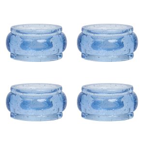 Provence Napkin Ring Set/4 - Chambray