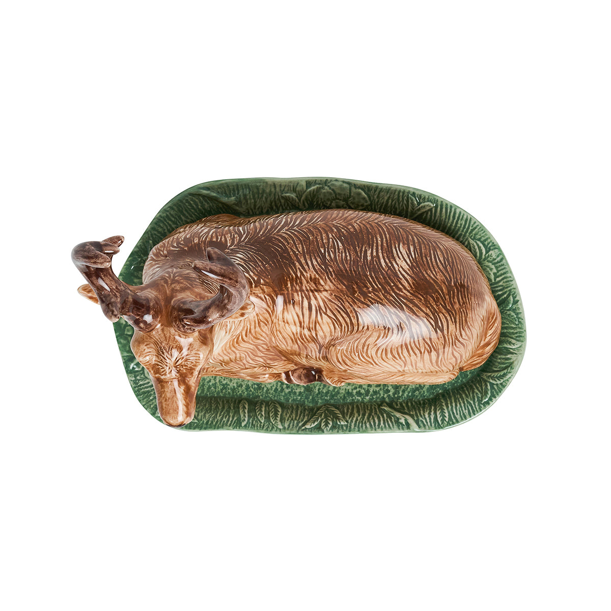 Forest Walk Stag Butter Dish - Multi - Image 4