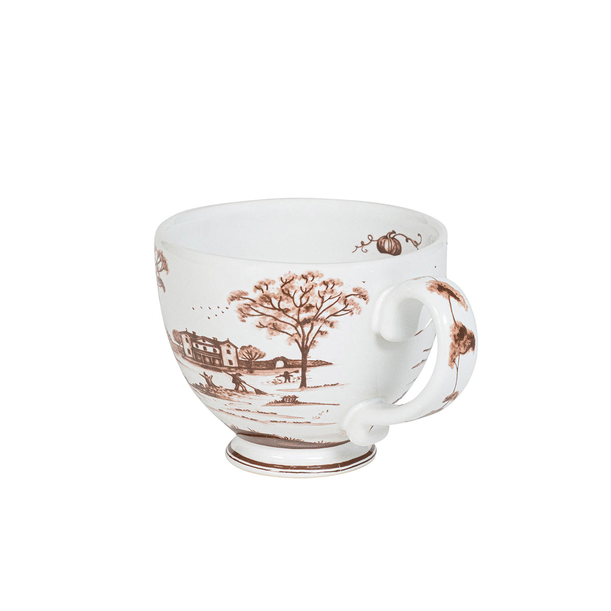Country Estate Harvest Breakfast Cup - Sepia - Image 3