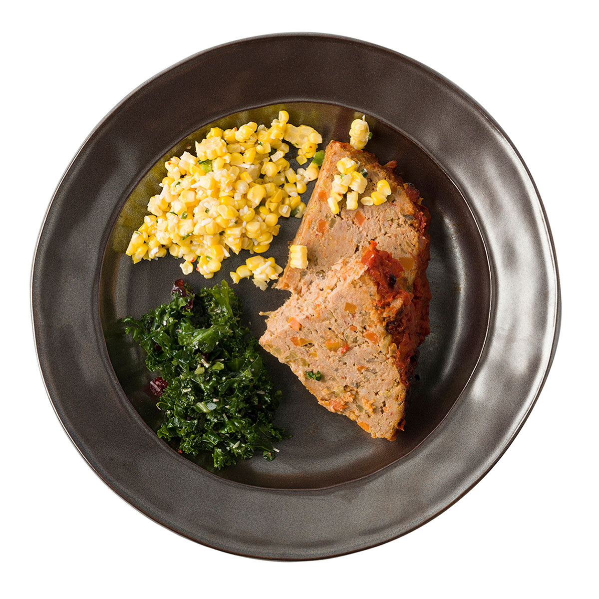 Pewter Stoneware Dinner Plate - Image 2