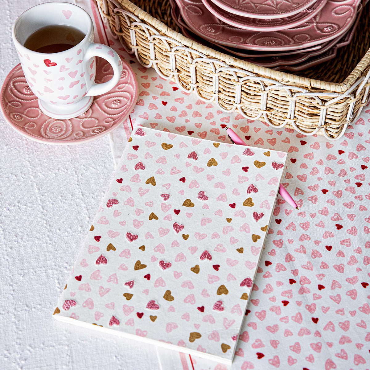 Love You More 7 x 10 Paper Journal - Pink - Image 3