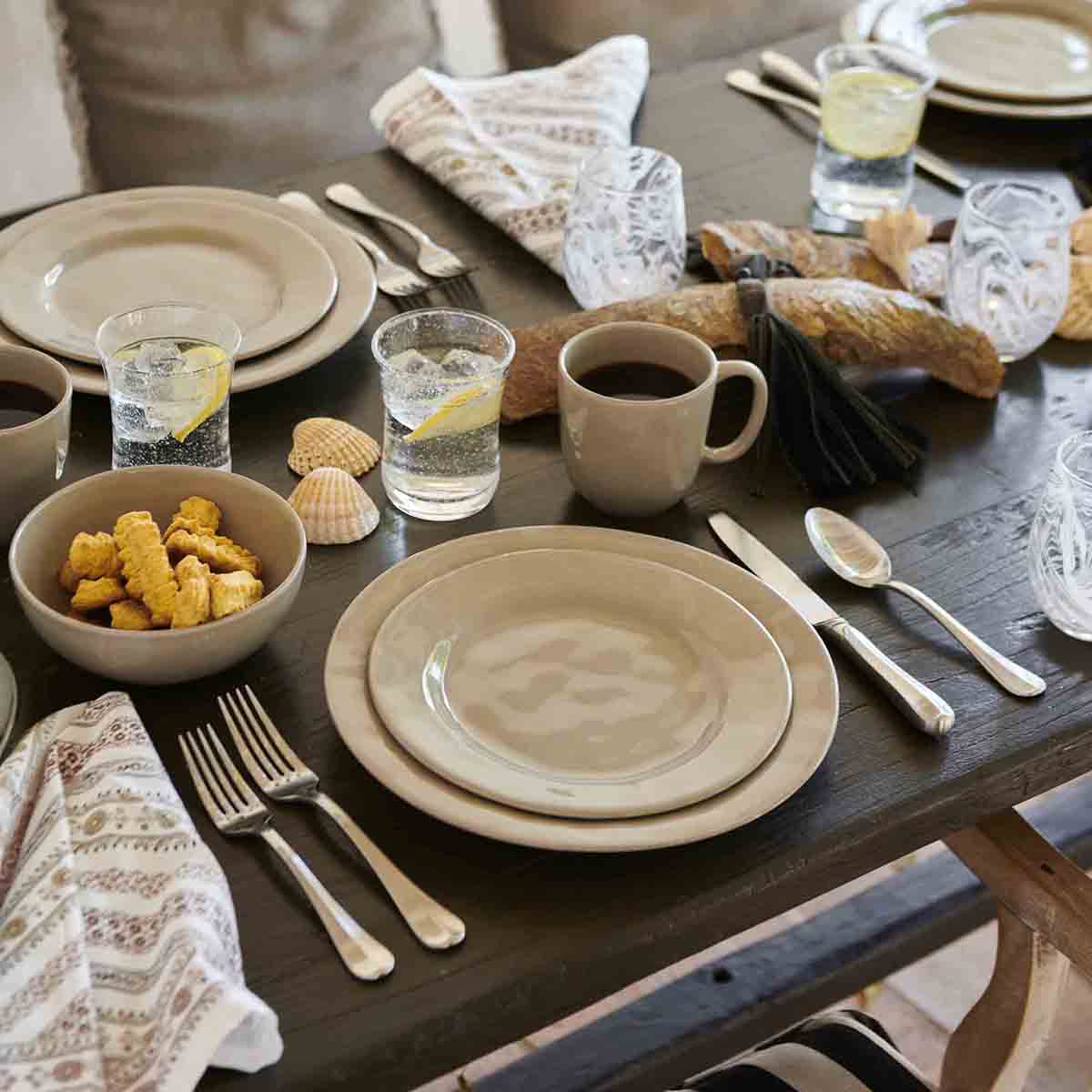 Puro 4pc Place Setting - Taupe - Image 3