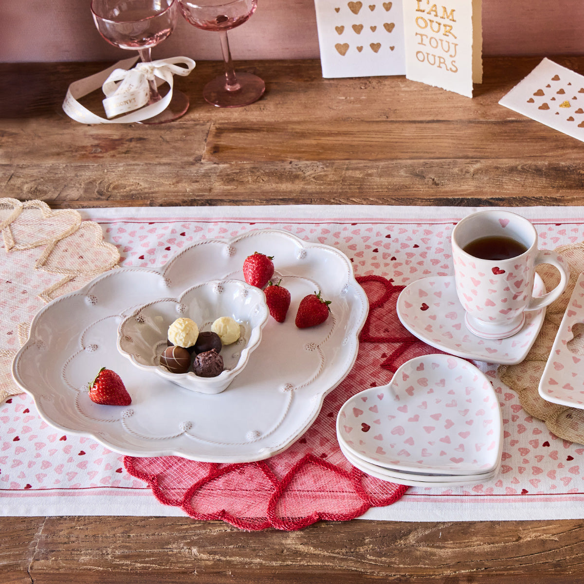 Berry & Thread 6.5 Heart Bowl - Whitewash - Image 6