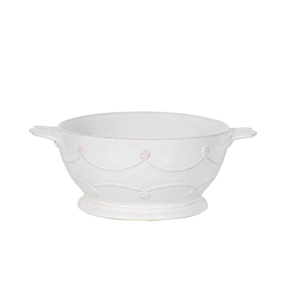 Berry & Thread Casserole with Lid - Whitewash - Image 2
