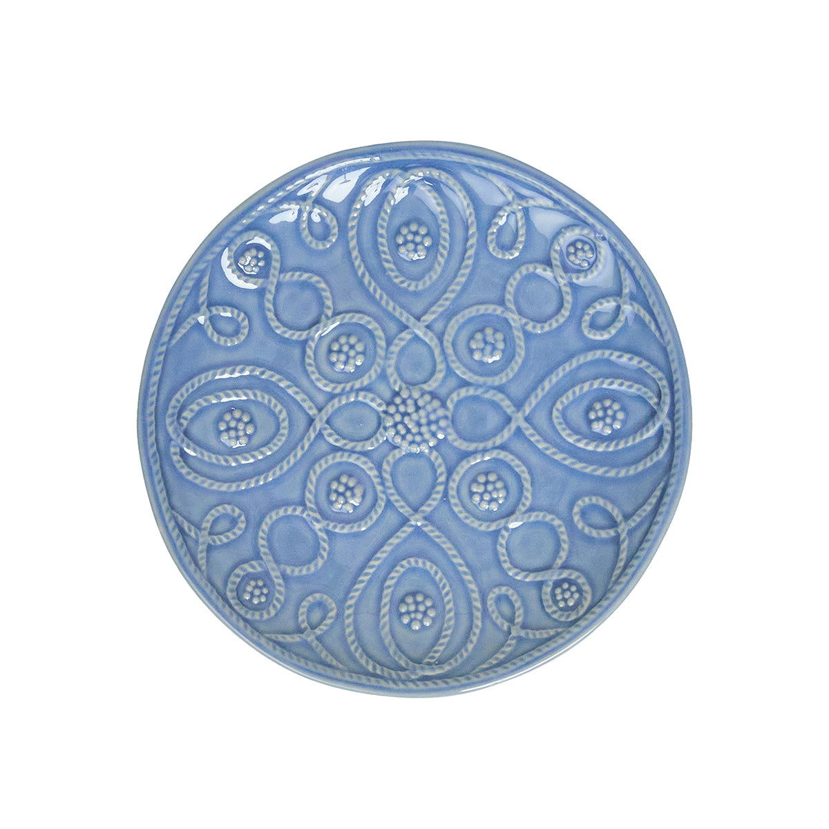 Jardins du Monde Side/Cocktail Plate Assorted Set/4 - Chambray - Image 9