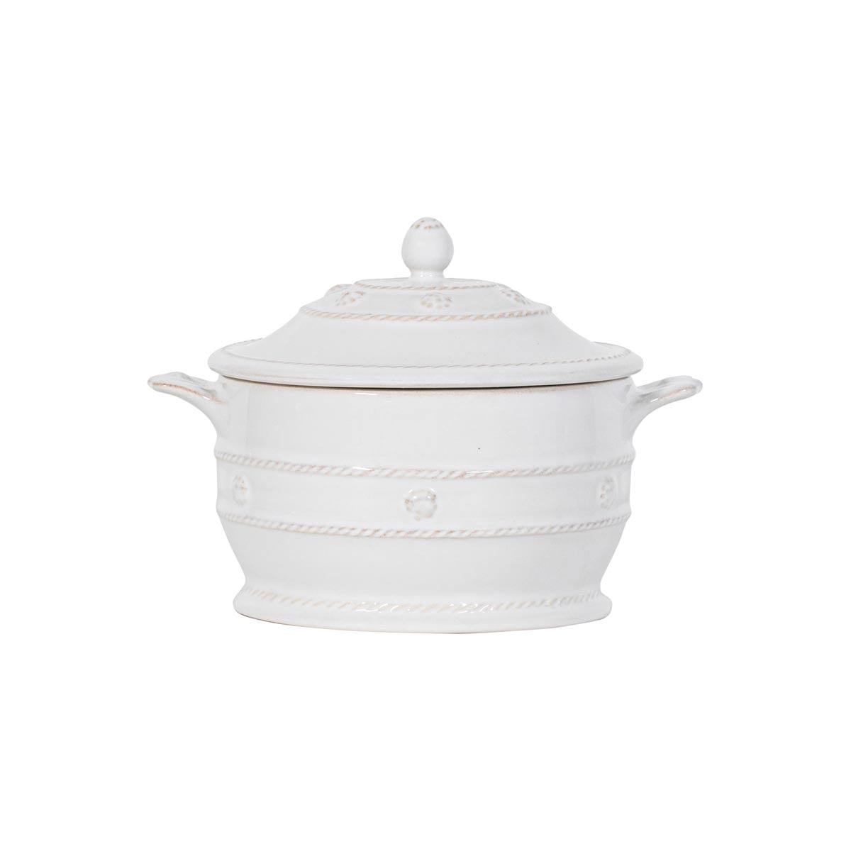 Berry & Thread Mini Cocotte - Whitewash