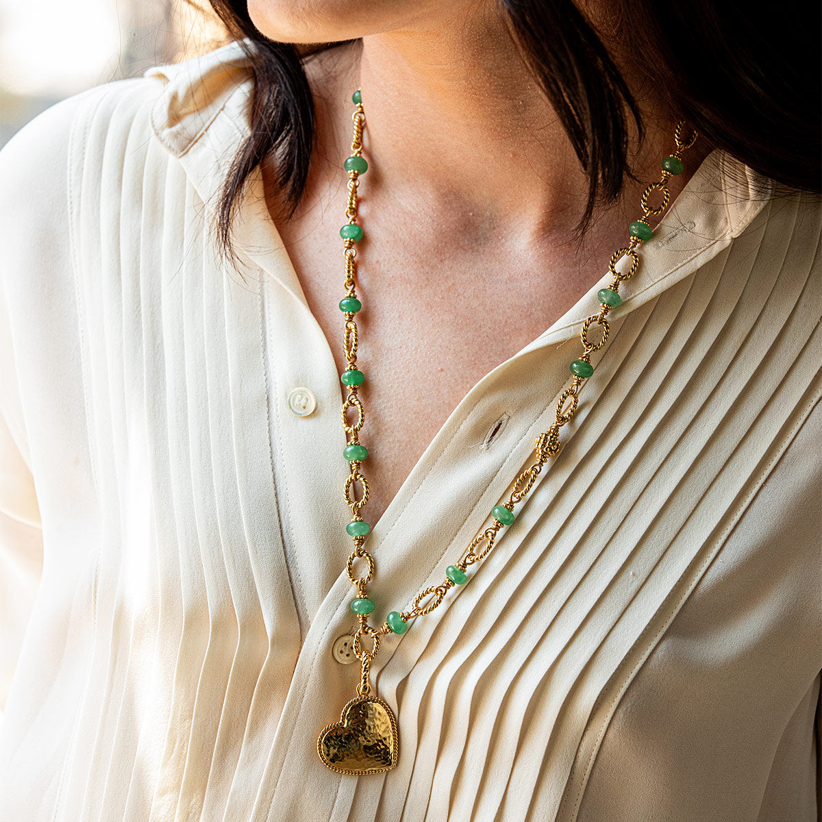 Bead Chain. 24 - Meadow Jade - Image 5