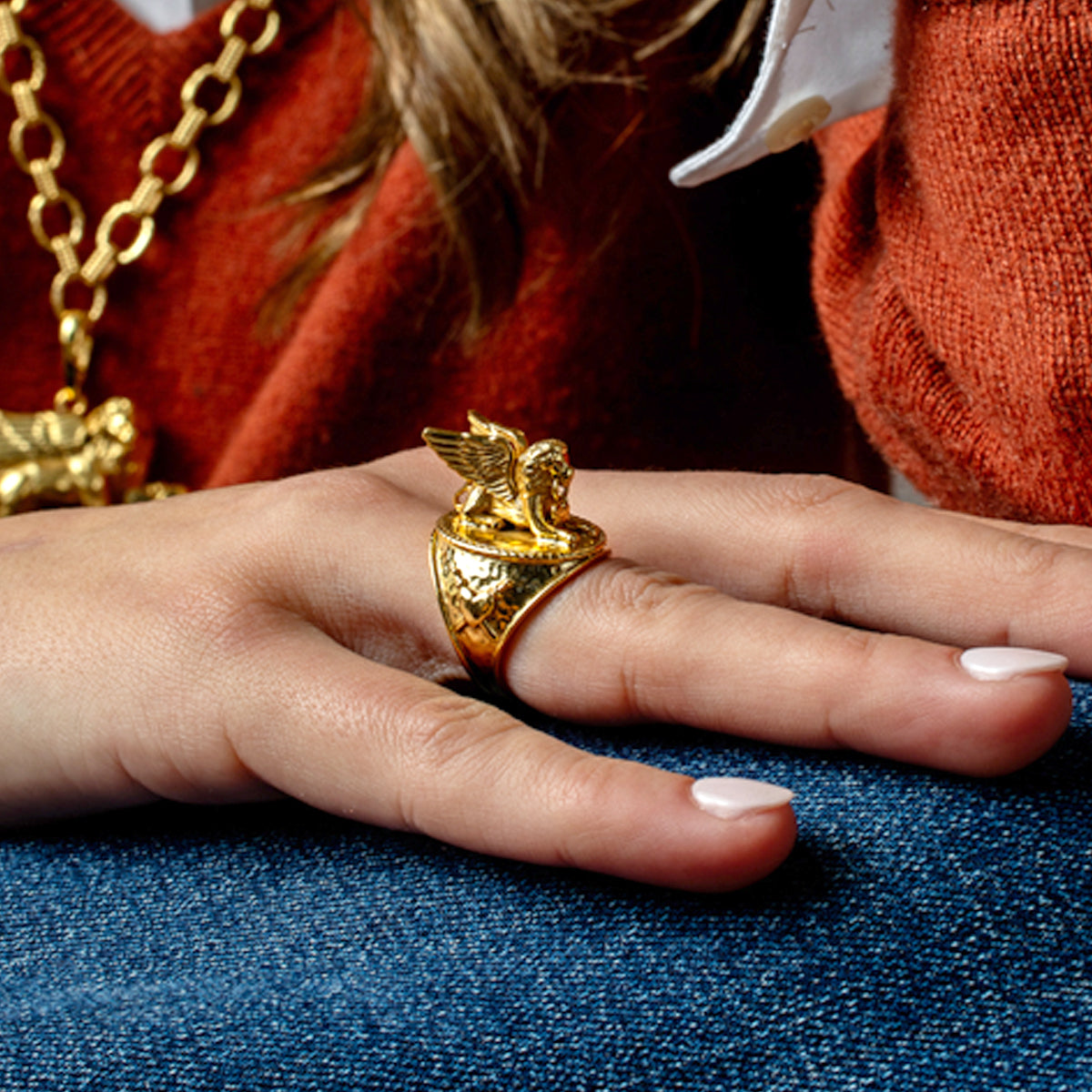 Lionheart Ring - Gold - Image 2